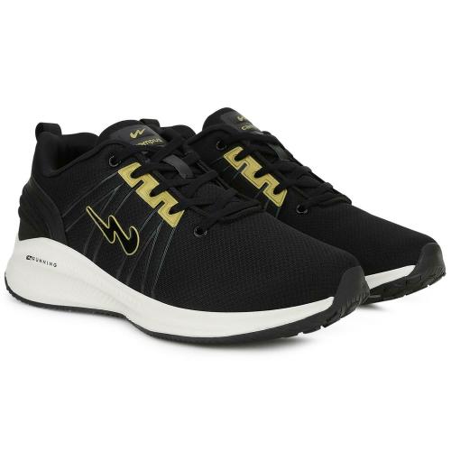 Campus REXTON Black Men's Running Shoes