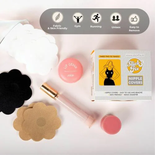 Slickfix Nipple Covers (Skin Colour) (Pack of 20) Nipple Pasties