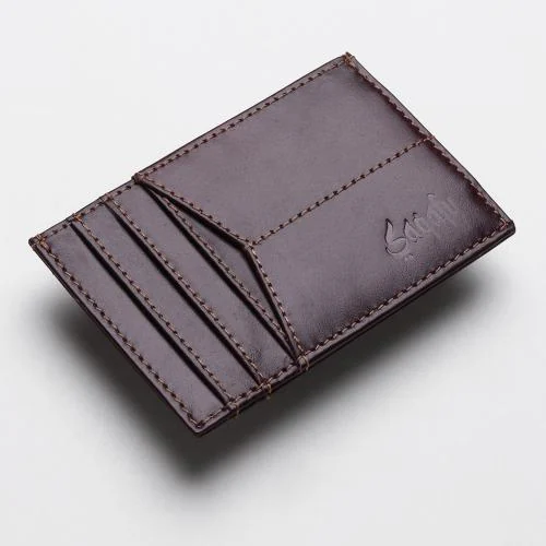 SAQAFY Genuine Leather Slim Minimalist Magnet Money Clip for Women, Money clip for Men