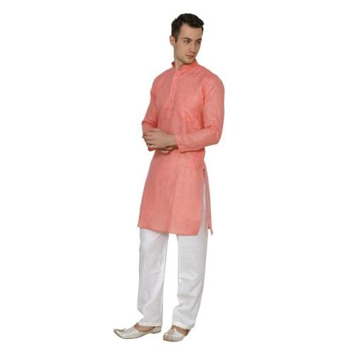 Royal Kurta Men Cotton Linen Kurta Pyjama Set (40) JioMart
