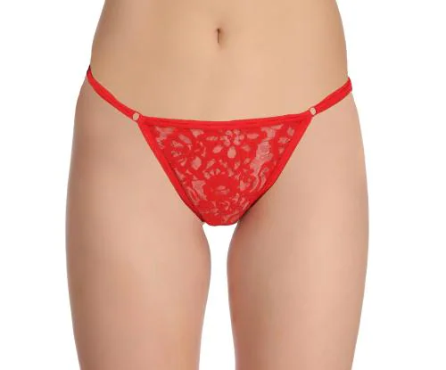 Selfcare Multicolor Lace Cotton Blend Pack of 1 Panties