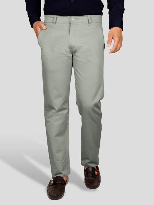 Men's Darkgrey Colour Casual Trouser