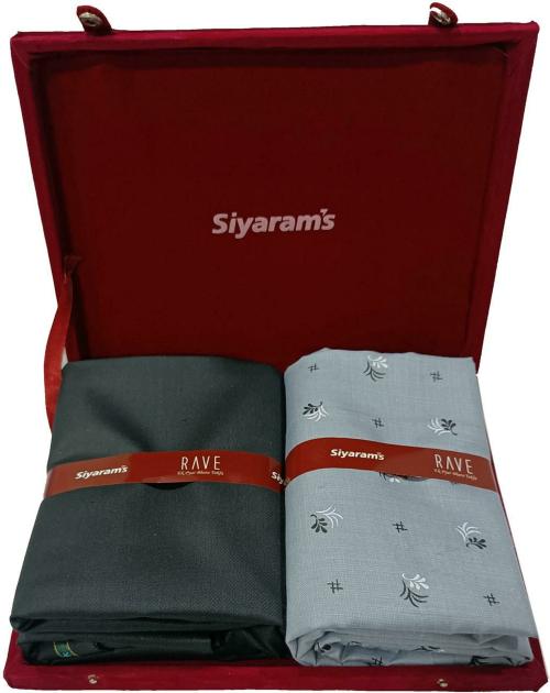 Siyaram's Men Multicolor15 Printed Cotton Shirt & Trouser Fabric