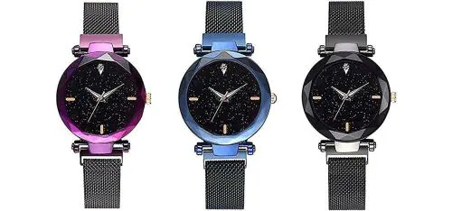 Emartos Analog Multicolor Watch for Women - SAM-3804 (Pack of 3)