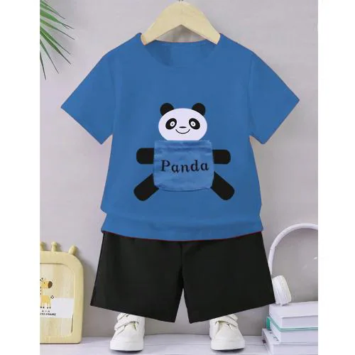 TitTom Boys Cotton printed T-shirt And Pant Set