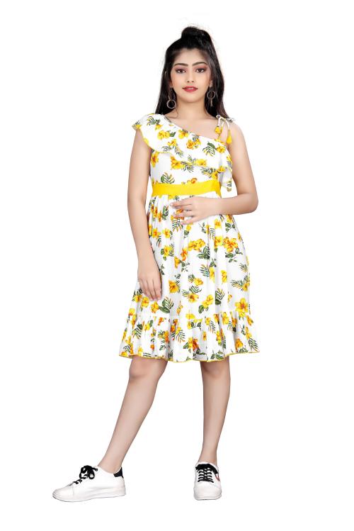 Buy Delightful Detail: Transform Your Little Girls Outfit with A Floral
