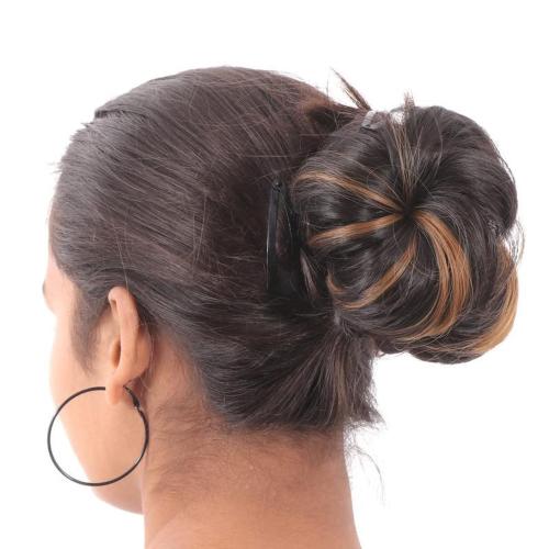 Buy Navmav Golden Synthetic Artificial Juda Hair Bun (Girls And Women
