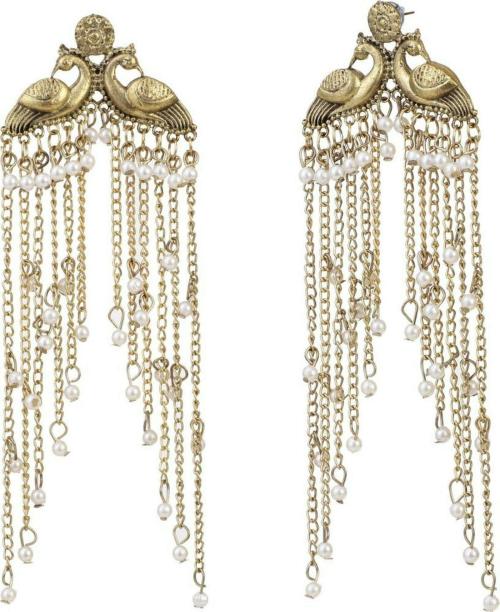 MINARI Drop and Dangler Earring Gold (Girls and Women)