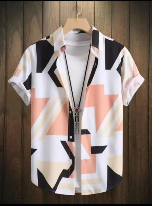 BLUECORP ENTERPRISE Half Sleeve Printed Shirt | Mens Shirt | Shirts for Men | Shirts