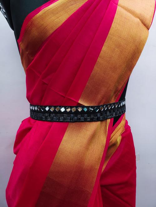 Buy Purala saree waist belt for women black Online at Best Prices in India JioMart.