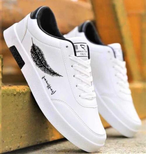 Castoes Trendy Sneakers White Casual Shoes for Men