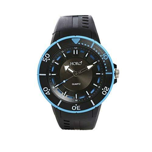 Horo Analog Black Japan Machine Water Resistant Watch