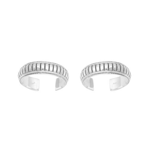 MOONEYE 925 Sterling Silver Toe Rings Pair Unique Comfortable Toe Ring For Women Gross Weight 5.20