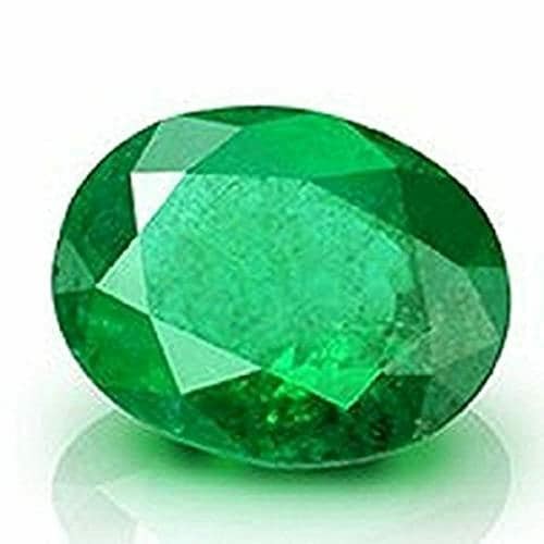 BAGUE Natural Metal Cultured Emerald Panna Loose Gemstone 4.25 Ratti