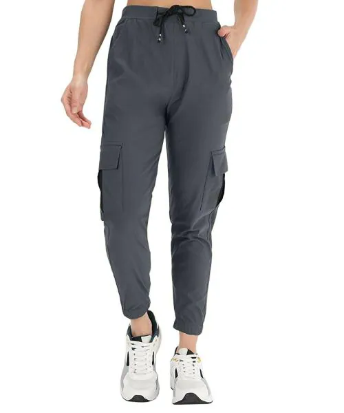 Buy Rodya Womens Latest & Trendy Dark Grey Cargo Pants Online at Best