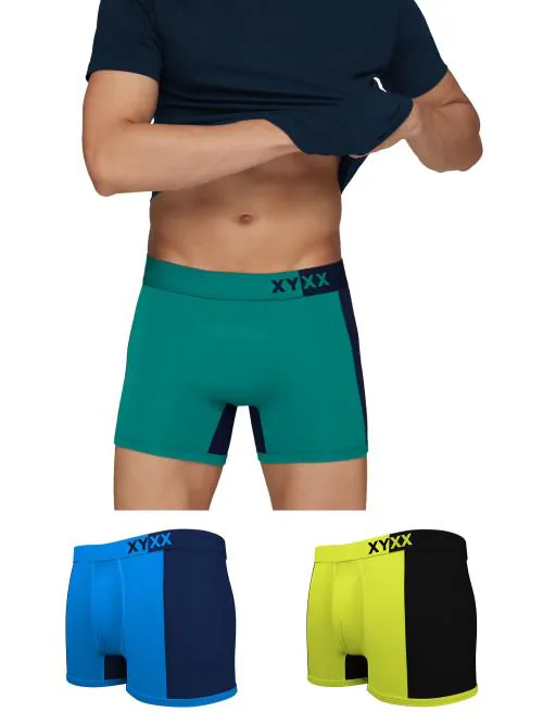 Buy XYXX Pack of 3 Intellisoft Micro Modal Dualist Men Trunks Online at
