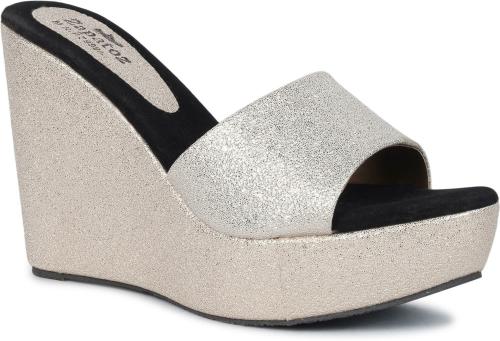 Zapatoz Women Golden Heels