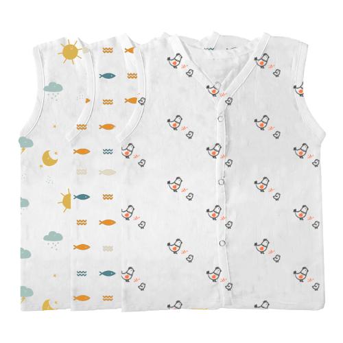BabyButtons New Born Baby Boys & Baby Girls Jabla Clothing Set Combo of 3 (3-6 months)