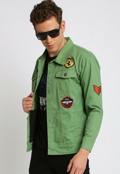 Buy VOXATI Green Men's Denim Jacket Online at Best Prices in India