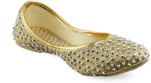 Shoe Lab Women's Gold Jutti (Non Returnable)