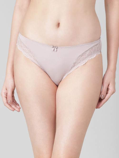 Jockey Women Mocha Nylon Blend Bikini Panty