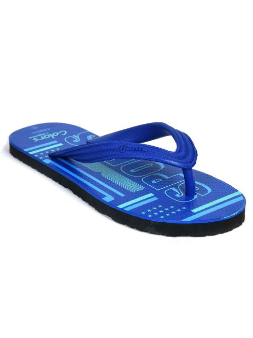 Ajanta's Blue Flipflops For Men