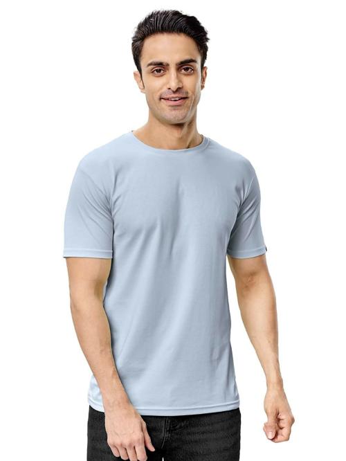 Buy The Souled Store Men Blue Solid Supima Cotton TShirts Online at