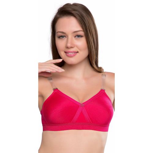 TRYLO ALPA STRAPLESS WOMEN'S HOSIERY COTTON NON-PADDED NON-WIRED MOLDED FULL COVERAGE BRA