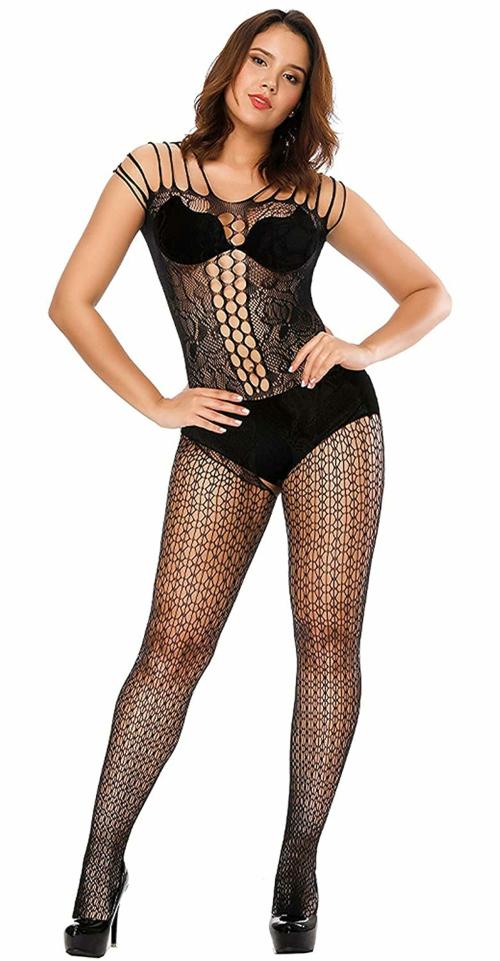 ogimi - ohh Give me Women Mesh bodystocking Lingerie Fishnet Bodysuits