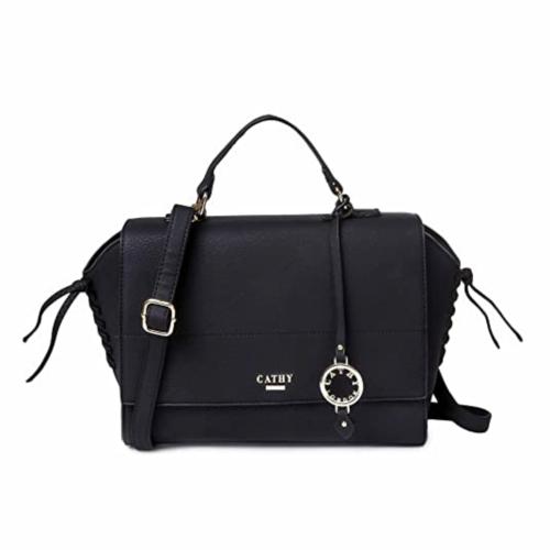 Cathy London Women Black Handbag
