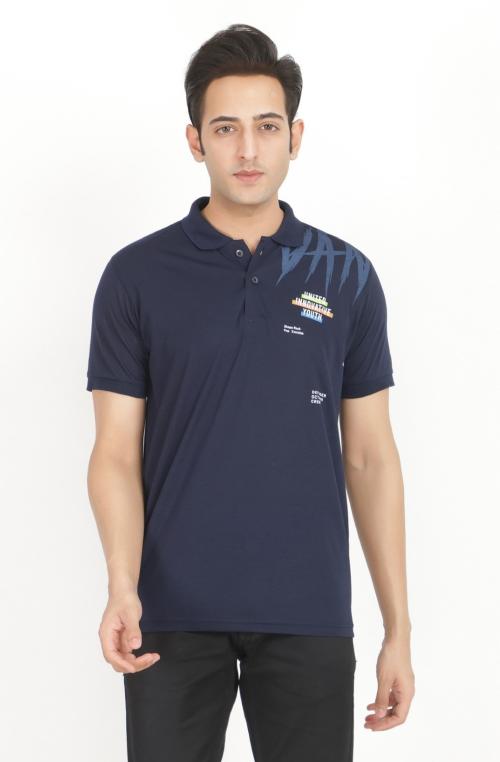 Buy ROGER FEDERER Printed Half Sleeve Polo Neck T-Shirt for Men Online ...