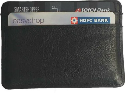 Mobisaurus Men Black Rfid Card Holder
