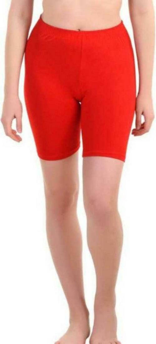 DRAXSTAR Solid Women Red Cycling Shorts