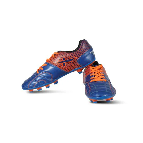 Vector X Breeze Football Shoes for Men (Blue-Orange)