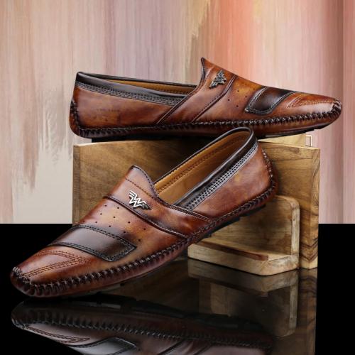 Bonexy Men's Synthetic Leather Loafer Shoes B-2301