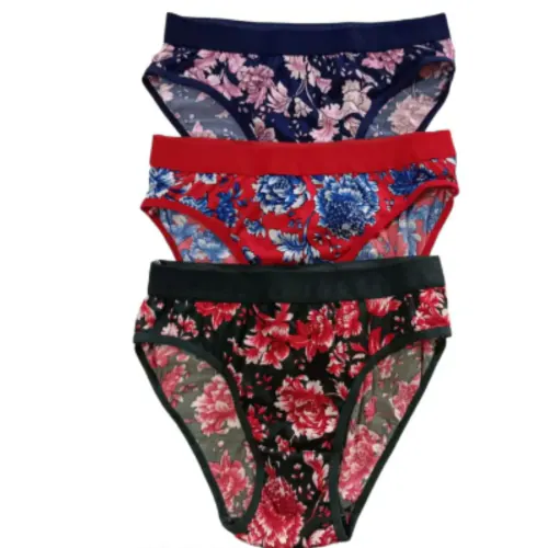 LYCEE Women’s Panties Breathable and Lightweight, Modern Design for Maximum Comfort | Multicolor | Pack of 3 | M