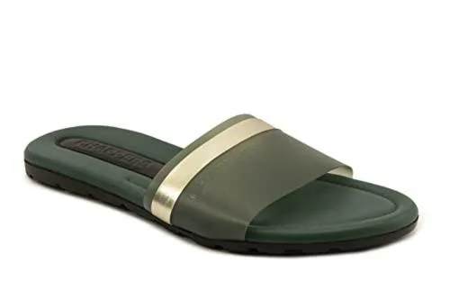 Chappers Men's Vegan Leather Slash Ethnic Footwear/Slippers