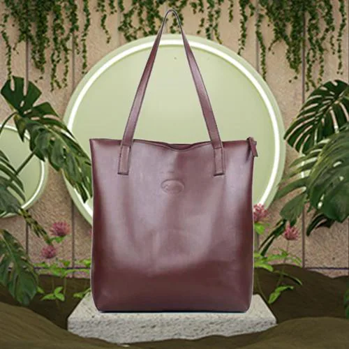 Mammon women's Extra Large 3 Compartment Tote Hand Bag