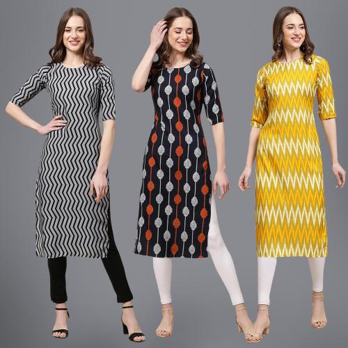 kurti for women kurti crepe kurti | kurti for women | kurti crepe kurti |ladies kurti |women kurta | Creap kurti | kurties |Ethnic Basket Women's Crepe Digital Print Straight Kurta