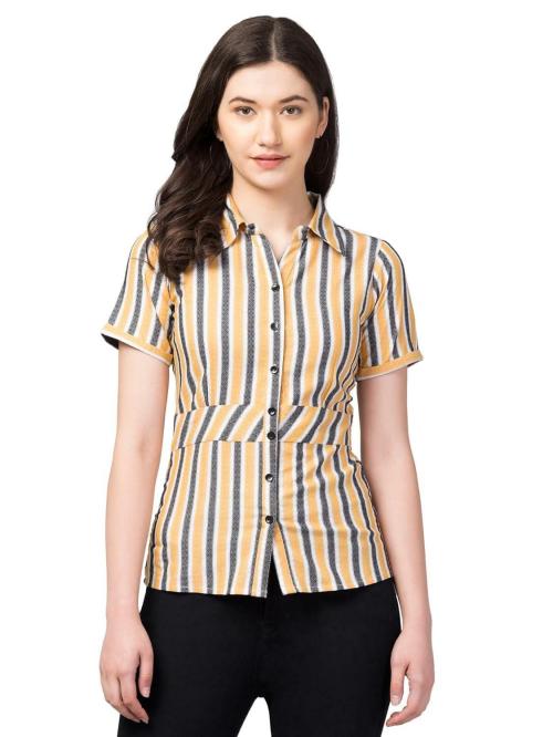 ZUVINO Formal Shirt Top for Women || Casual Office Wear || Summer Cotton Tops || Plus Size Tops for Women.