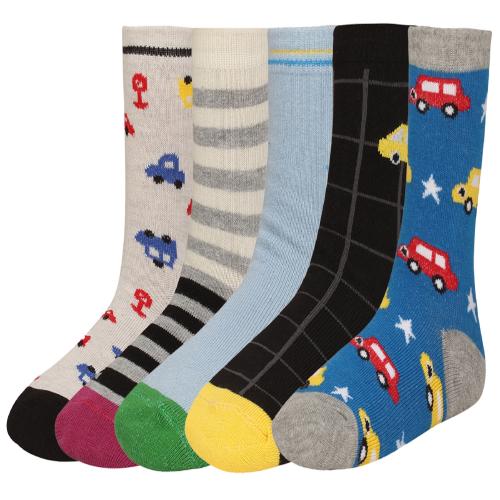 CREATURE Girls And Boys Printed Multicolored Cotton Socks CRE-KIDS-P5-107