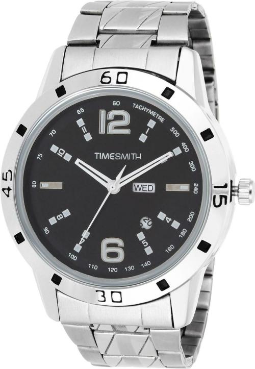 Timesmith Analog Silver Dial Silver Strap Watch for Men (TSC-023 ipd) - Pack of 1 Analog Watch