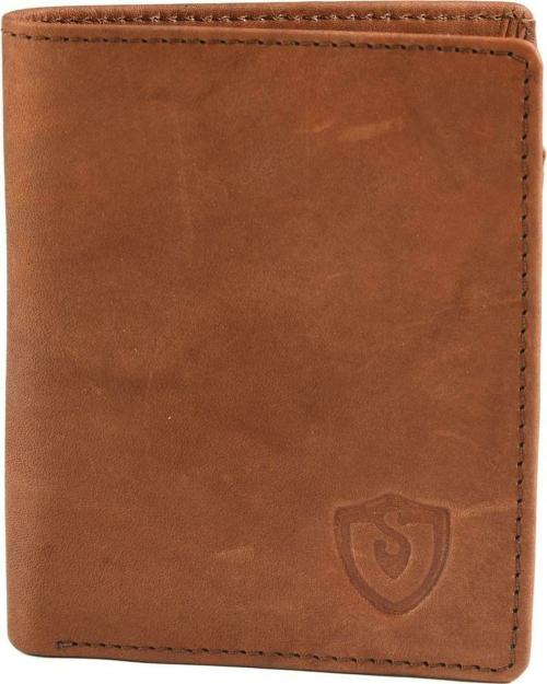 Keviv Brown Genuine Leather RFID Wallet