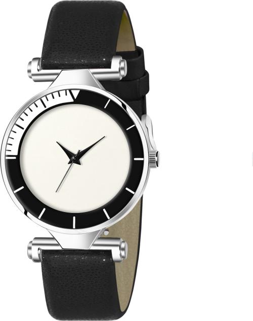 Buy TRUE COLORS Analog White Dial Black Strap Wrist Watch for Girls