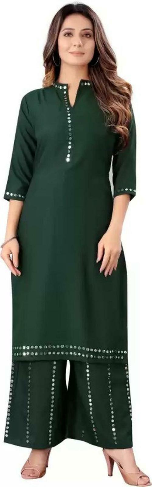 Helwin Desiner Women Kurti Palazzo Set