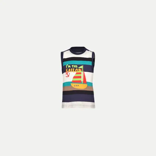 Buy Rad Prix Boys Multi Stripe Striper Tanktop Online at Best Prices in ...