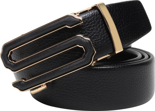 Elite Crafts Men And Women Black, Brown Artificial Leather Belt - 34 l Belt For Men & Boys l Formal Belts l Stylish l Latest Design l Fashion Accessories