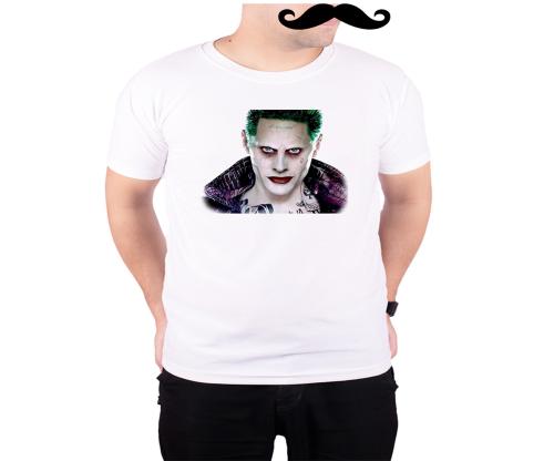 Mooch Wale Jared Leto Joker Deadly Looks White Quick-Dri T-shirt For Men - White, S