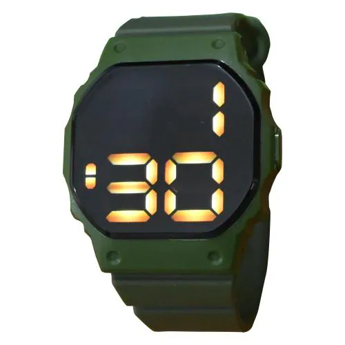 MVS LED Octagon Display Digital Watches For Kids With Big Digit Dial