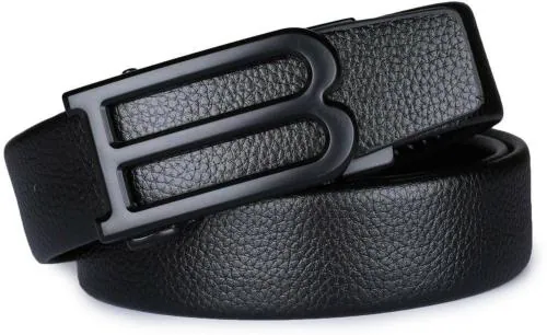 Elite Crafts Men Black Genuine Leather Belt - 38 l Belt For Men & Boys l Formal Belts l Stylish l Latest Design l Fashion Accessories